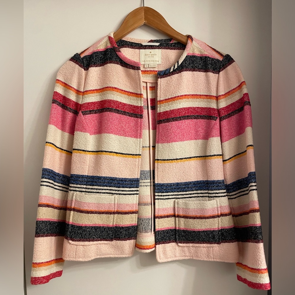Kate Spade Berber Stripe Jacket